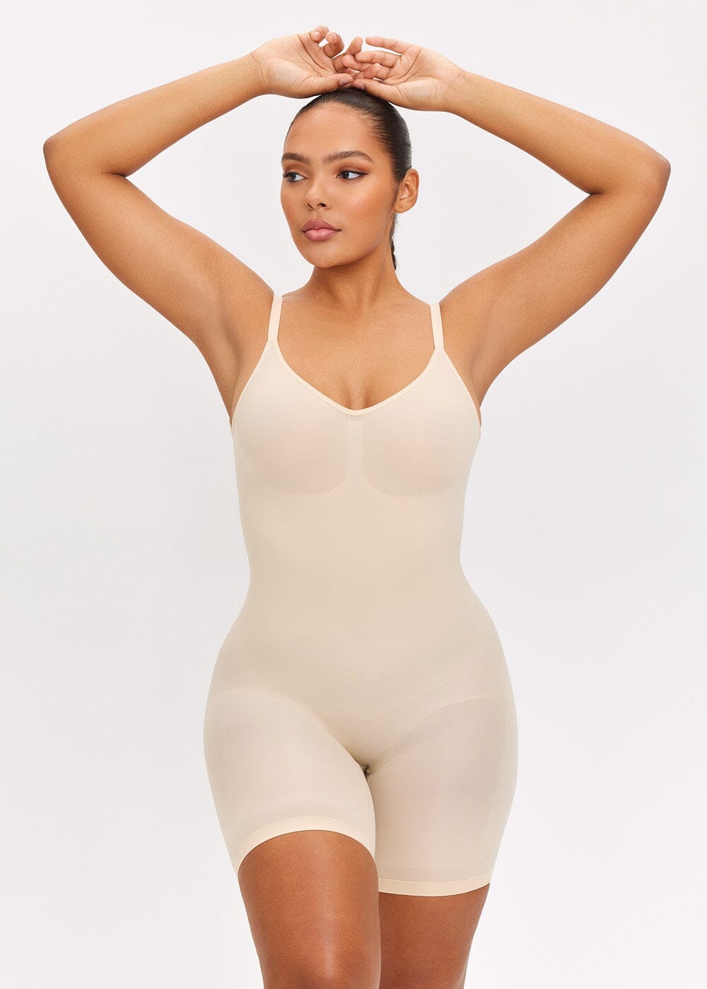 Body Modelador de Corpo Inteiro - Aberto nas Costas