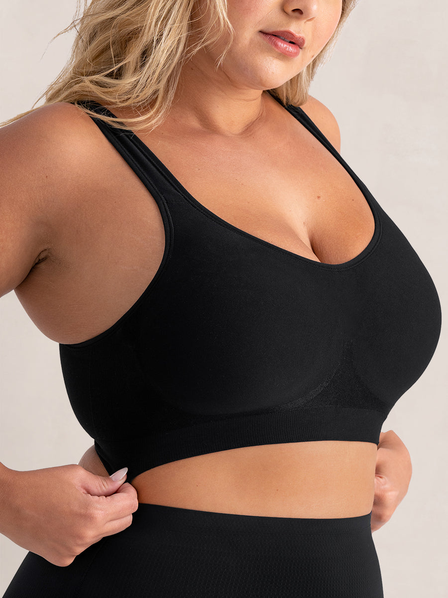 Comfort sem fio Moda Big Cup Super tamanho sobredimensionado Bra